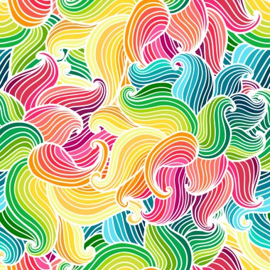 elle çizilmiş dalgalı arka plan.