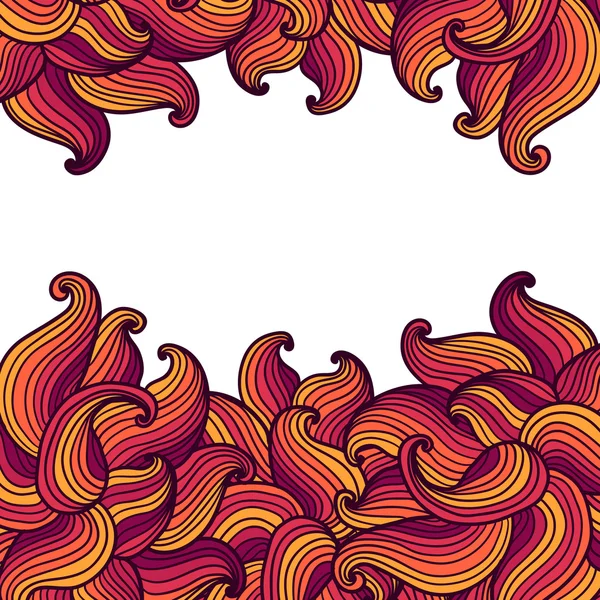 Hand drawn wavy background. — Stock Vector