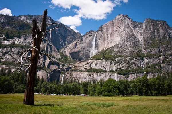 Upper and Lower Yosemite Falls — Stock Photo, Image