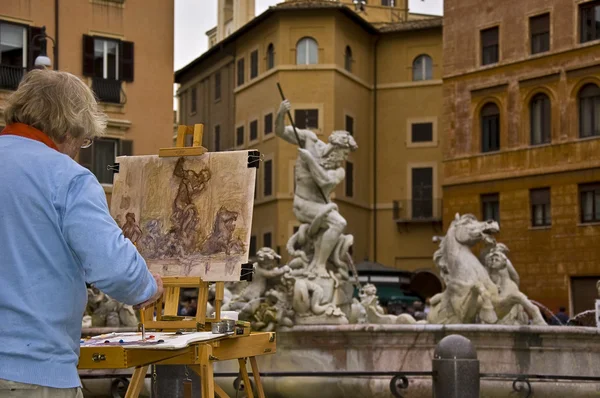 ローマの画家 — ストック写真