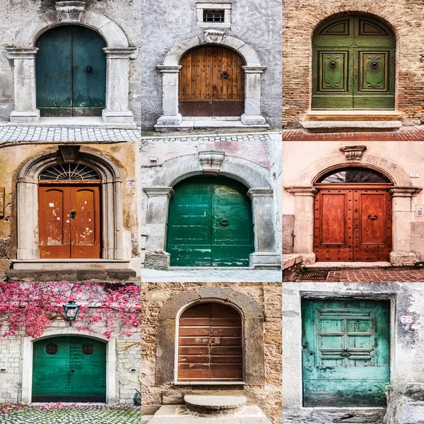 İtalyan kapılar — Stok fotoğraf