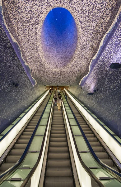 Metropolitana napoli — Foto Stock