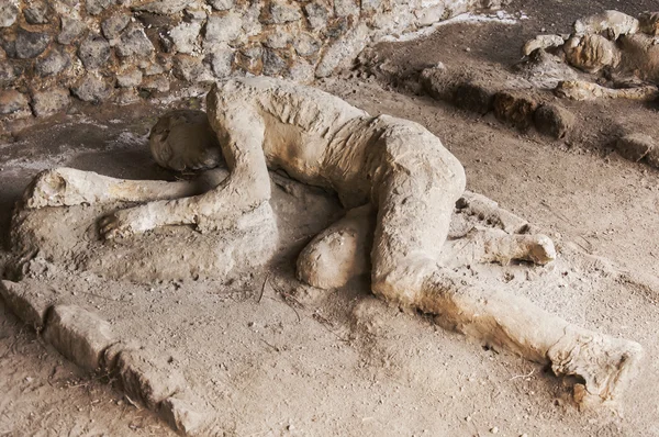 Pompeii victims — Stock Photo, Image