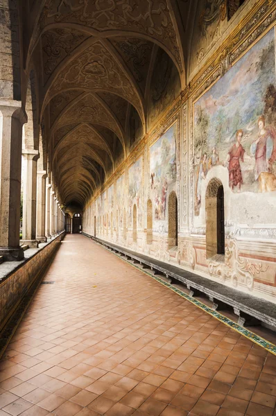 Claustro de Santa Chiara — Fotografia de Stock