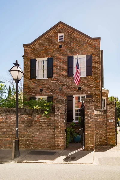 Historické Budovy Centru Charlestonu Jižní Karolína Usa — Stock fotografie