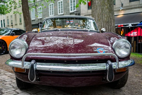 Quebec City Canada 2018 Spitfire Car 1960 Iconic Britanic Open — Fotografie, imagine de stoc