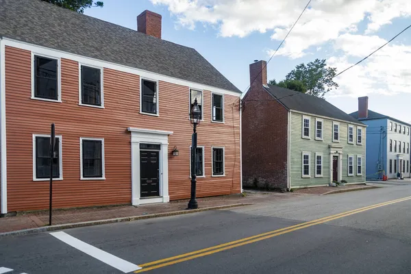 Casas Históricas Portsmouth New Hampshire Eua — Fotografia de Stock