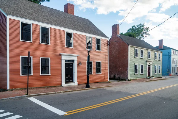 Casas Históricas Portsmouth New Hampshire Eua — Fotografia de Stock