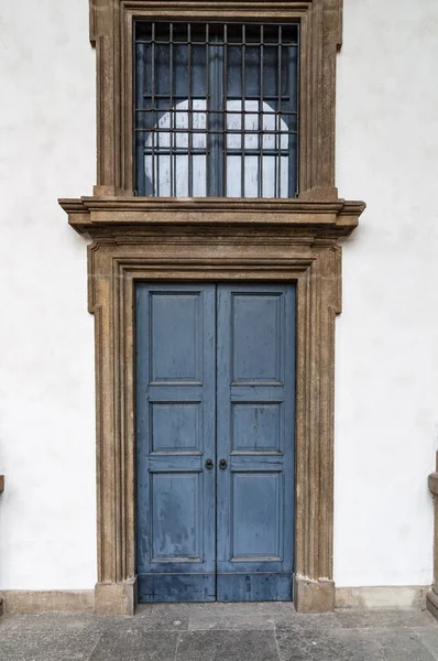 Porta Entrada Para Enterro Histórico Milan Itália — Fotografia de Stock