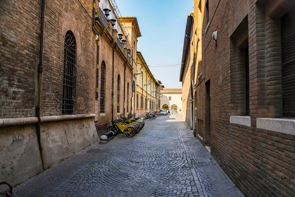 Ravenna Italia Giugno 2017 Vista Strada Con Edifici Medievali Nel — Foto Stock
