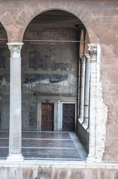 Details Trajan Market Mercati Traianei Rome Italy — Stockfoto