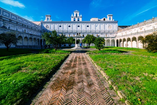 Neapol Kampánie Itálie Certosa San Martino Charterhouse Martin Bývalý Klášterní — Stock fotografie