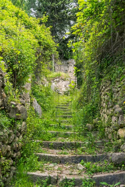 Ghost Stad San Pietro Infine Met Zijn Ruïnes Provincie Caserta — Stockfoto