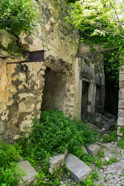 Πόλη Φάντασμα Του San Pietro Infine Ερείπια Του Στην Επαρχία — Φωτογραφία Αρχείου