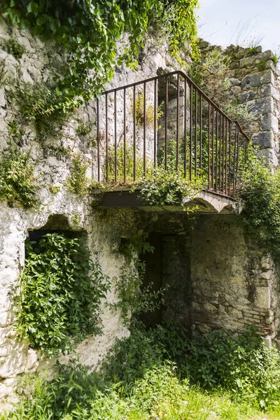 Město Duchů San Pietro Infine Svými Troskami Provincii Caserta Kampánie — Stock fotografie