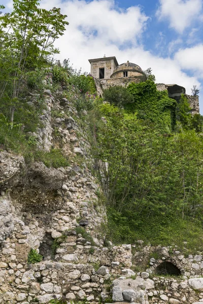 Geisterstadt San Pietro Infine Mit Seinen Ruinen Der Provinz Caserta — Stockfoto