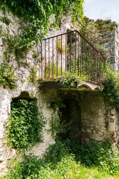 Ville Fantôme San Pietro Infine Avec Ses Ruines Dans Province — Photo