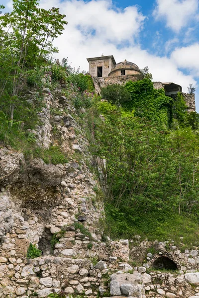 Ghost Stad San Pietro Infine Met Zijn Ruïnes Provincie Caserta — Stockfoto
