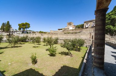 Görünüm Patriklik kazı, Napoli, İtalya
