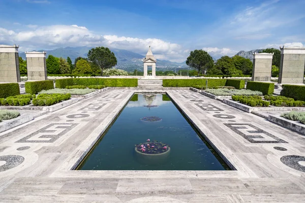 War memorial, Commonwealth Cemetery of Cassino in Italy of the Second World War. — 스톡 사진