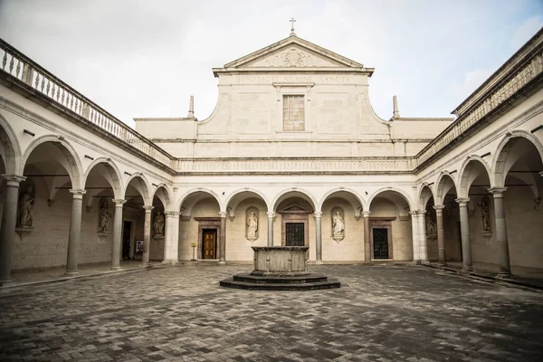 Cassino Italien Maj Inne Det Historiska Klostret Berget Montecassino Cassino — Stockfoto