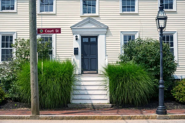 Destino Viagem Edifício Vintage Originalmente Construído 1800 Portsmouth Nova Inglaterra — Fotografia de Stock