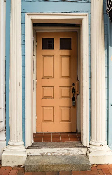 Передні Двері Будинку Нової Англії Портсмуті Нью Гемпшир — стокове фото