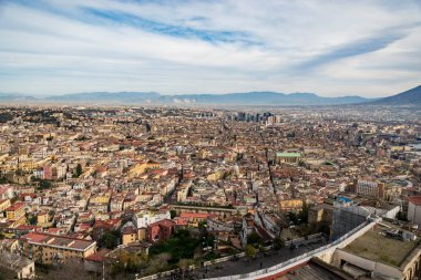 Sant Elmo Kalesi 'nden Napoli Manzarası
