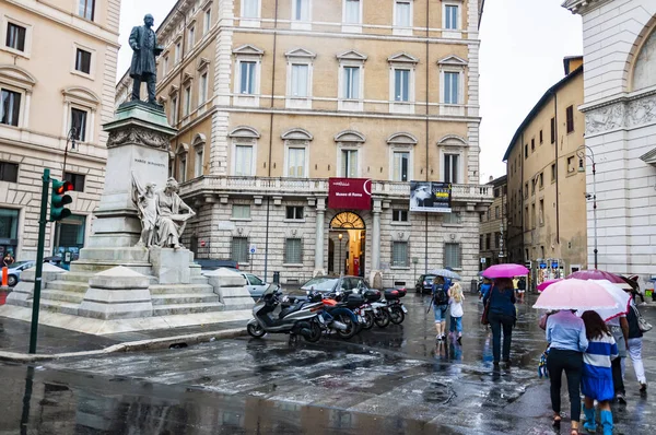 Rzym Włochy Września 2012 Palazzo Braschi Duży Neoklasycystyczny Pałac Rzymie — Zdjęcie stockowe