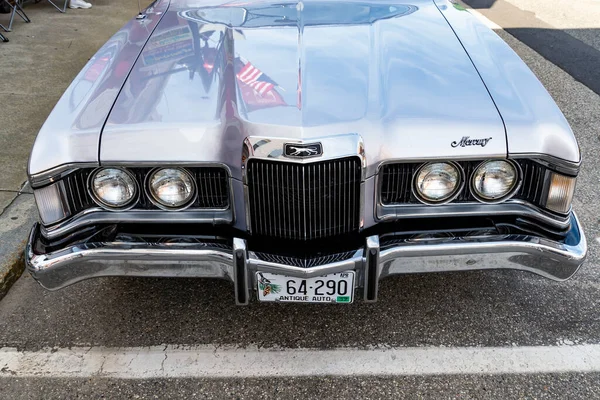 Saco Maine Juillet 2016 Vieille Voiture Américaine Dans Une Exposition — Photo