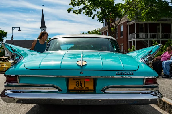 Saco Maine July 2016 Old American Car Annual Exhibition July — 图库照片