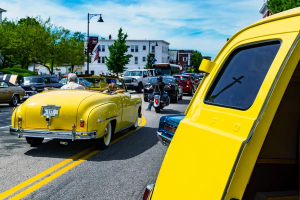 Saco Maine Července 2016 Staré Americké Auto Výroční Výstavě Července — Stock fotografie