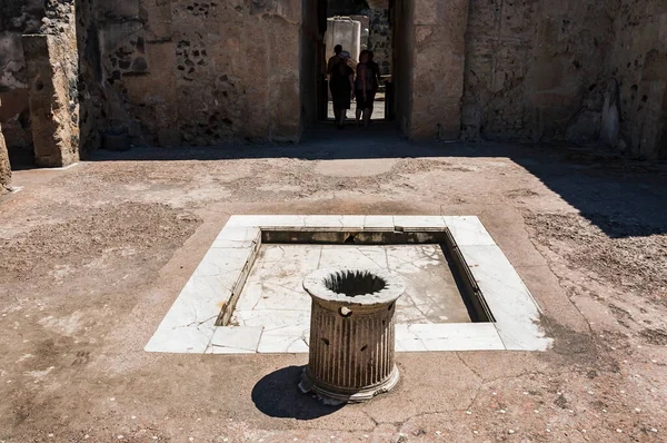 Blick Auf Die Herculaneum Ausgrabung Bei Neapel Italien — Stockfoto