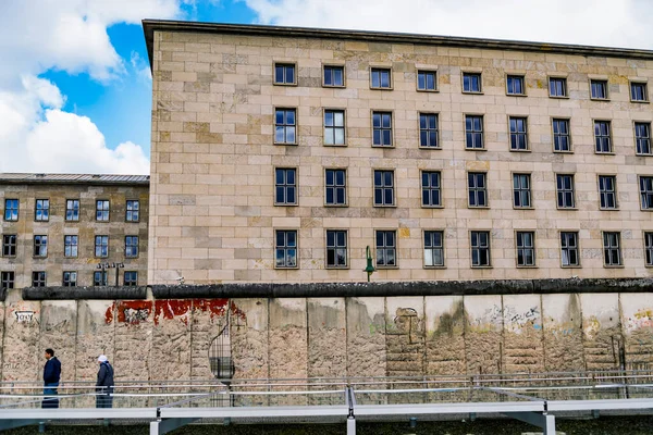 Berlin Almanya Nisan 2015 Üçüncü Reich Havacılık Bakanlığı Berlin Duvarı — Stok fotoğraf