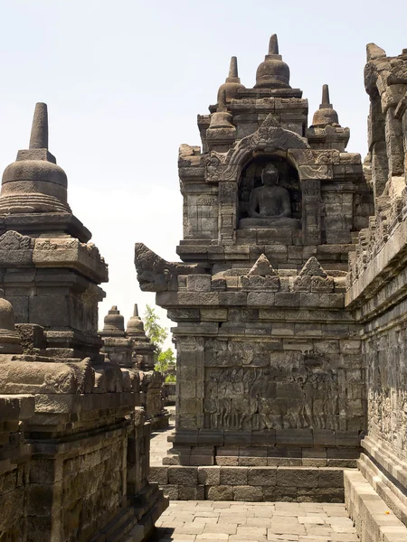 Chrám Borobudur v Indonésii — Stock fotografie