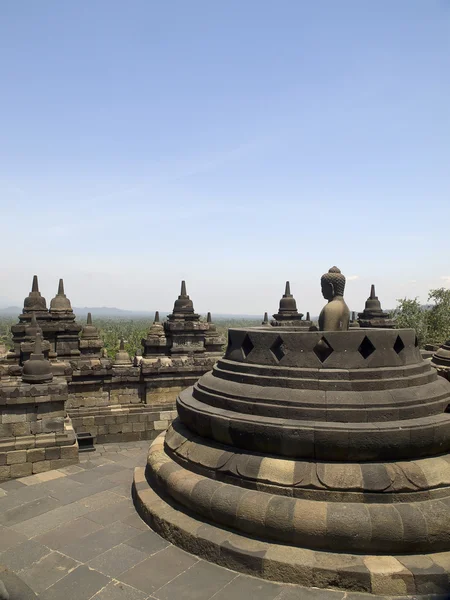 Templo de borobudur en indonesia — Foto de Stock