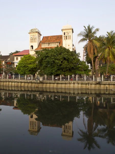 Vista de la antigua Yakarta — Foto de Stock