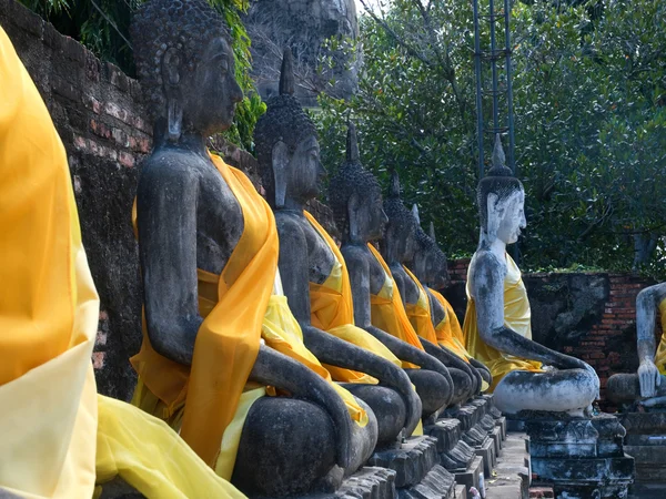 Wat Yai Chai Mongkon en Ayutthaya — Foto de Stock