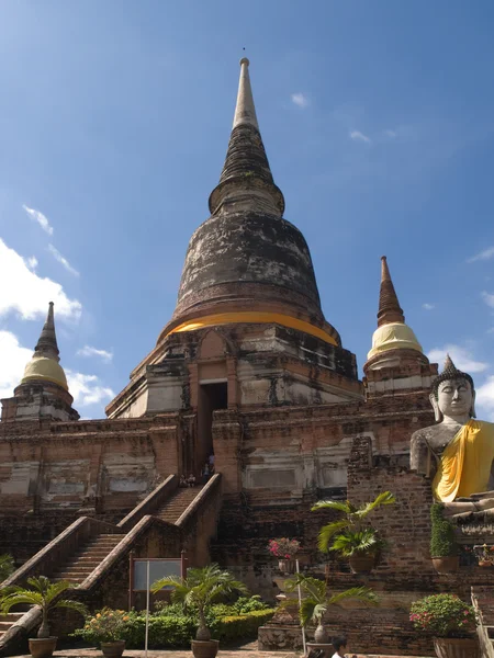 Wat Yai Chai Mongkon in Ayutthaya — Stockfoto