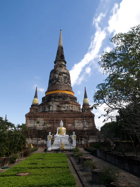 Wat Yai Chai Mongkon in Ayutthaya — Stock Photo, Image