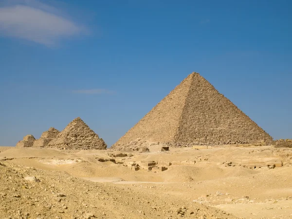 Pirâmide de menkaure — Fotografia de Stock