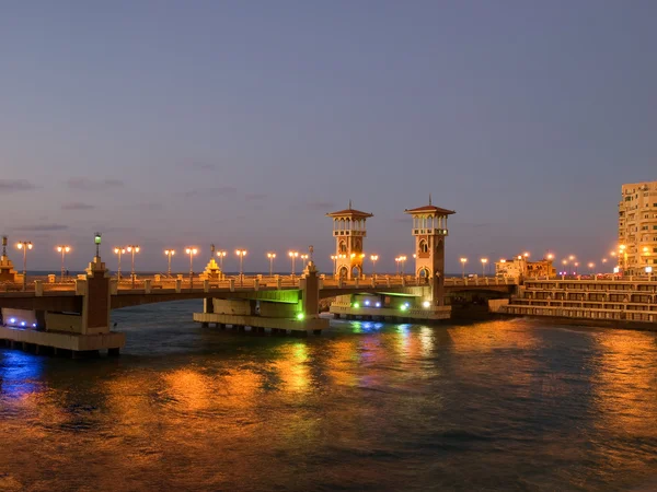 Мост Стэнли в Александрии — стоковое фото