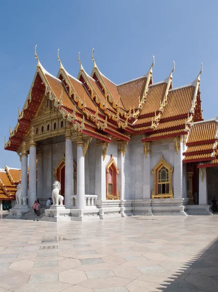 Wat Benchamabophit Palacio de Marbel —  Fotos de Stock