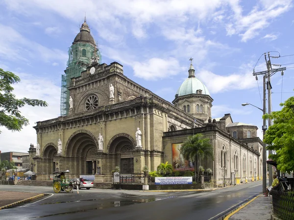 马尼拉大教堂 免版税图库图片