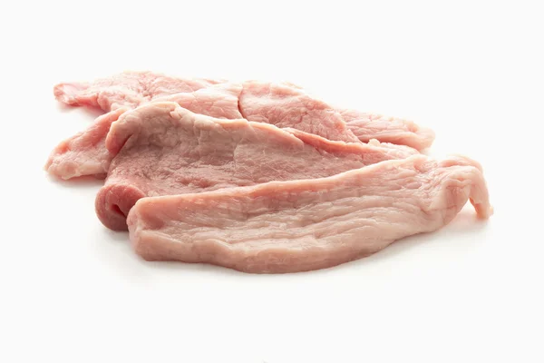 Carne de porco em fatias — Fotografia de Stock
