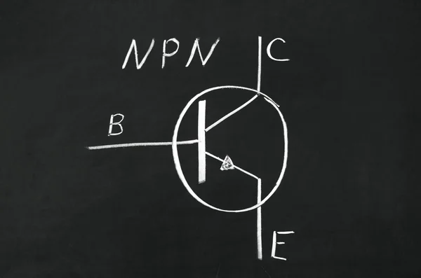 Npn transistör — Stok fotoğraf