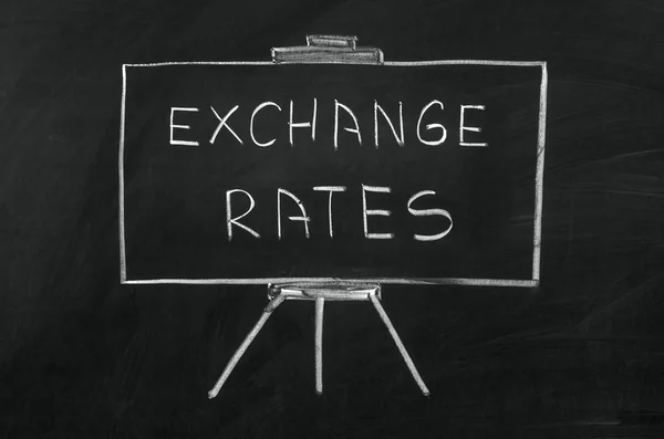 Exchange rates — Stock Photo, Image