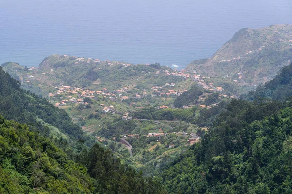 Landskap Med Maderia Berg Och Hav Madeira Portugal — Stockfoto