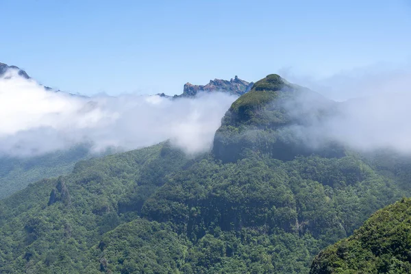 Vista Para Montanha Pico Arieiro Ilha Madeira Portugal — Fotografia de Stock