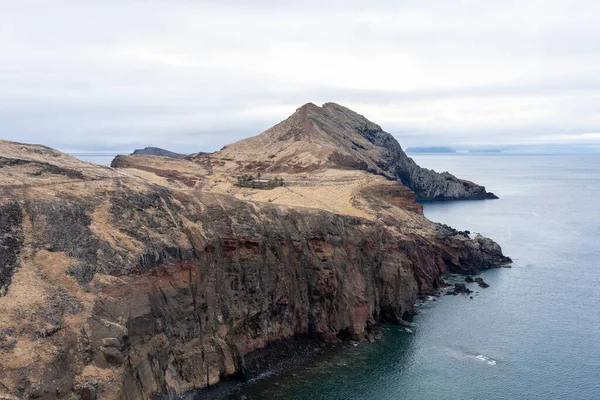 Widok Ponta Sao Lourenco Madeira Wschodni Punkt Szlaku Turystycznego Wyspie — Zdjęcie stockowe